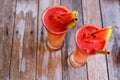 Tropical watermelon juice