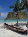 Tropical white sand beach Royalty Free Stock Photo