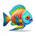 Tropical yellow fish with teal stripes yellow saltwater fish tetra pro color sets jumping trout silhouette