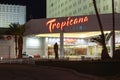 Tropicana Las Vegas - a DoubleTree by Hilton Hotel at Night Royalty Free Stock Photo