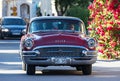 A beautiful red Buick Roadmaster year 1955.