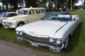 TROSA SWEDEN July 7 2016. CADILLAC model year 1960. white