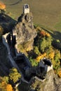 Trosky castle - fly photo