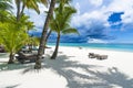 Trou aux biches, public beach at Mauritius islands, Africa Royalty Free Stock Photo