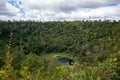 Trou aux Cerfs, dormant volcano, Curepipe, Mauritius Royalty Free Stock Photo