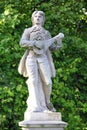 Troubadour statue
