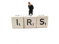 Trouble with the IRS Royalty Free Stock Photo