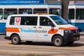 Troubleshooter van of the VBZ in the city of Zurich