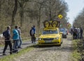 The Mavic Car in The Forest of Arenberg- Paris Roubaix 2015