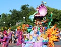 Troupe of performers at Disneyworld Royalty Free Stock Photo