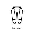 Trouser icon from Clothes collection.