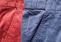 Trouser pockets Royalty Free Stock Photo