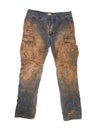 Trousers with mud Royalty Free Stock Photo