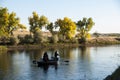 Trout Fishing Derby on North Platte River Wyoming