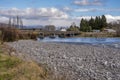 Trout Fishing at Turangi in New Zealand Royalty Free Stock Photo