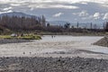 Trout Fishing at Turangi in New Zealand Royalty Free Stock Photo