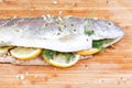 Seasoned trout