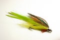 Trout lure for fly fishing Royalty Free Stock Photo