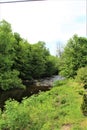 Trout River Stream, Franklin County, Malone, New York, United States Royalty Free Stock Photo