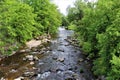 Trout River Stream, Franklin County, Malone, New York, United States Royalty Free Stock Photo