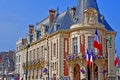 Trouville, France - august 18 2016 : picturesque city town in summer