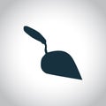 Trowel black icon Royalty Free Stock Photo