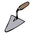 Trowel icon cartoon