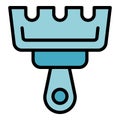 Trowel icon vector flat