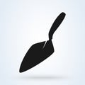 Trowel icon. Vector concept illustration for design. Vector illustration