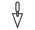 Trowel icon Royalty Free Stock Photo
