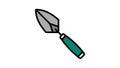 trowel tool repair color icon animation