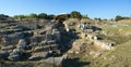 Troy Archeology Site in Turkey, Ancient Ruins Royalty Free Stock Photo