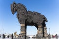 Troy horse in ÃÂ§anakkale. The wooden horse used at the movie of Troy