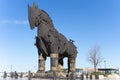 Troy horse in ÃÂ§anakkale. The wooden horse