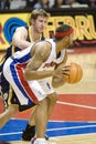Troy Murphy Guarding Rasheed Wallace Royalty Free Stock Photo