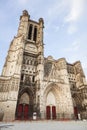 Troyes Cathedral at sunset