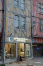 Troyes, France, Champagne, old typical half-timbered houses Royalty Free Stock Photo