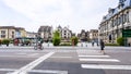 Square Place Marechal Foch in Troyes city.