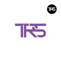 TRS Logo Letter Monogram Design Royalty Free Stock Photo