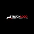 Truck abstract logo image Vector illustration. trucking business brand concept