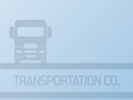 Truck advertisement background design