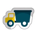 truck baby toy icon