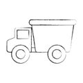 truck baby toy icon