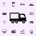 truck, billboard icon. Billboards icons universal set for web and mobile