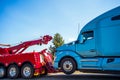 Truck breakdown and towing in Seattle Washington Royalty Free Stock Photo