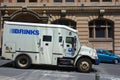 Truck of Brink`s Company is an American security and protection