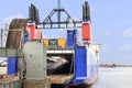 Truck and car ferry boat Royalty Free Stock Photo