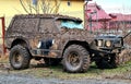 Truck car mud big offroad country dirty Tires Royalty Free Stock Photo