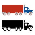 Truck cargo icons