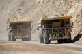 Truck at Chuquicamata, world's biggest open pit copper mine, Chile Royalty Free Stock Photo